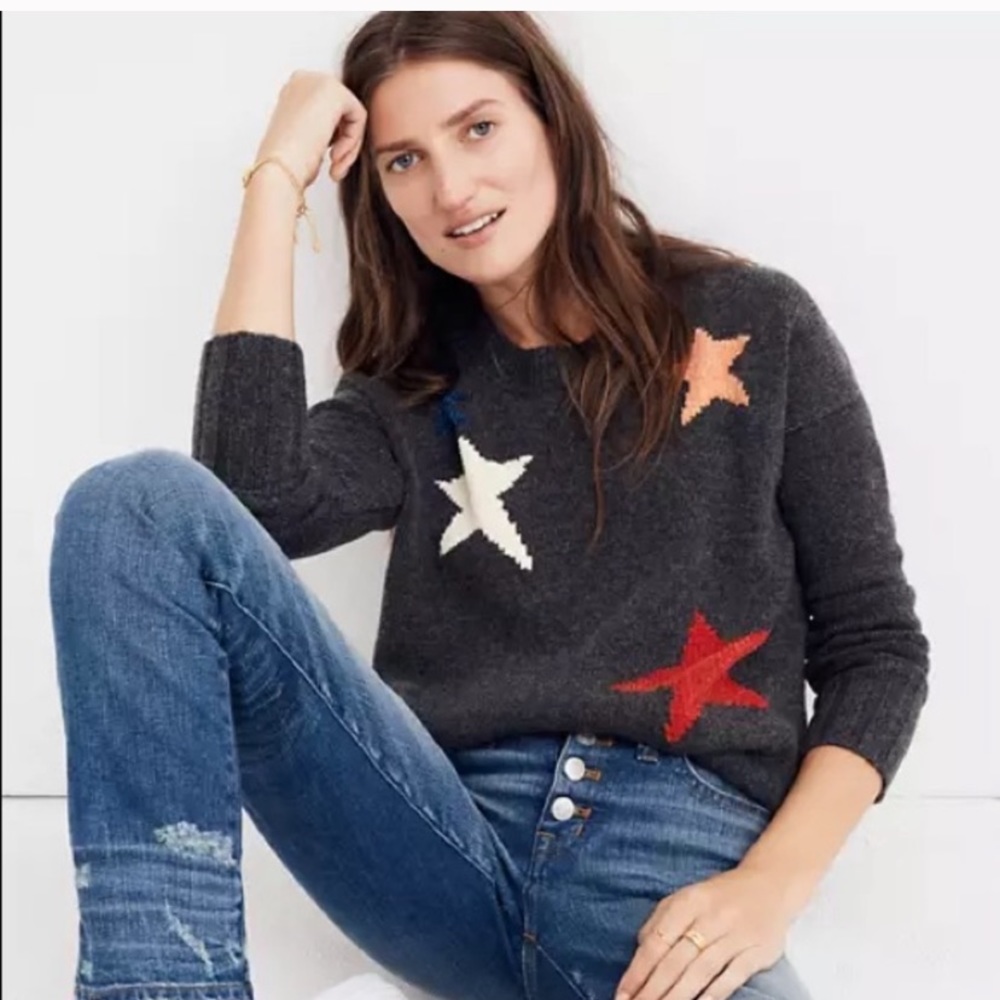 MADEWELL Starry Night Pullover Sweater